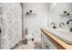 Bathroom featuring double sinks and modern fixtures at 2716 Suwanee Se Way, Marietta, GA 30067
