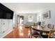 Spacious living room with hardwood floors, offering an open layout to the dining area and ample natural light at 2716 Suwanee Se Way, Marietta, GA 30067
