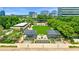 Aerial view highlighting green space with fountains and green area with seating at 10 Perimeter Summit Ne Blvd # 3109, Atlanta, GA 30319