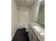 Well-maintained bathroom with granite countertops, a single sink, a tub-shower combo, and a neutral color scheme at 2285 Crossrail Dr, Atlanta, GA 30349