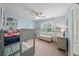 bedroom with a fun bunk bed, ample storage, and playful decorative touches at 4281 Chimney Lake Ne Dr, Roswell, GA 30075