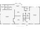 Detailed floor plan showcasing the layout of the main level, including kitchen, living room, and dining areas at 4281 Chimney Lake Ne Dr, Roswell, GA 30075