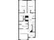 Second-floor plan featuring bedrooms, baths, laundry, hall, and walk-in closet at 5485 Sierra Trl, Atlanta, GA 30349