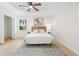 Bright bedroom offers a ceiling fan, wood floors, and natural light at 223 Old Alabama Se Rd, Emerson, GA 30137