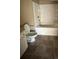 Bathroom featuring a shower and tub combination, plus a single vanity at 1466 Dolcetto Nw Trce # 18, Kennesaw, GA 30152