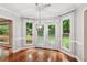 Charming breakfast nook filled with natural light and a view of the backyard at 2437 Camden Lake Nw Vw, Acworth, GA 30101