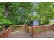 Private backyard with a deck and shed at 1100 Faith Se Ave, Atlanta, GA 30316