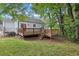 Backyard with a wood deck and grass at 1100 Faith Se Ave, Atlanta, GA 30316