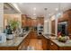 Modern kitchen with granite countertops, stainless steel appliances, and custom cabinetry, perfect for culinary enthusiasts at 2628 Hollow Pne, Conyers, GA 30094