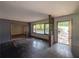 This living room has hardwood floors and large windows at 668 Lynn Sw Cir, Atlanta, GA 30311