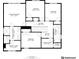Second floor plan displaying primary bedroom, primary bathroom, laundry room and other bedrooms at 2610 Lisa Sw Dr, Atlanta, GA 30311