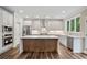 Modern kitchen featuring stainless steel appliances, a large center island, and plenty of cabinet space at 2610 Lisa Sw Dr, Atlanta, GA 30311
