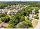 Beautiful aerial view of a suburban neighborhood with tree-lined streets and well-maintained homes at 4774 Olde Village Ln, Atlanta, GA 30338