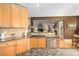 Stylish kitchen boasts granite countertops, stainless steel appliances, and convenient open layout at 5004 Lake Mist Se Dr, Smyrna, GA 30126