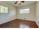 Bedroom with hardwood floors and two windows for ample natural light at , Mableton, GA 30126