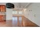 Bright living room featuring hardwood floors, modern lighting, and an open layout at , Mableton, GA 30126