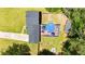 Aerial view of the home showcasing a pool, deck, and spacious backyard, perfect for outdoor living at 173 Avalon Way, Riverdale, GA 30274