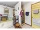 Retro bathroom with decorative walls, shower stall, and tub at 4720 Bill Cheek Rd, Auburn, GA 30011