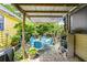 Cozy outdoor patio area perfect for al fresco dining and relaxation, with green garden views at 4720 Bill Cheek Rd, Auburn, GA 30011