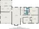 Detailed floor plan showcasing the layout of this 1588 sq ft home and its room dimensions at 170 Gilreath Nw Rd, Cartersville, GA 30121