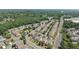 Aerial view of homes in a suburban neighborhood, showcasing landscaping and nearby amenities at 1840 Brighton Se Blvd, Atlanta, GA 30316