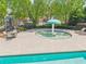 A community pool featuring a mushroom water feature and lounge chairs at 1840 Brighton Se Blvd, Atlanta, GA 30316