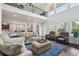 Bright living room with high ceilings and staircase overlooking a open floorplan at 1840 Brighton Se Blvd, Atlanta, GA 30316