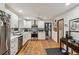 Spacious updated kitchen with stainless steel appliances and ample counter space for cooking prep at 2700 Regency E Dr, Tucker, GA 30084