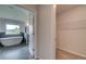 A peek into a bathroom with a soaking tub and a glimpse of a walk-in closet at 68 Homesite Cooper W Cv, Fayetteville, GA 30214