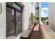 Outdoor balcony with relaxing chaise lounge at 1421 Peachtree Ne St # 214, Atlanta, GA 30309