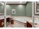 Bathroom featuring large soaking tub and updated tile at 1421 Peachtree Ne St # 214, Atlanta, GA 30309