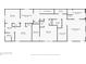 Floor plan of the second story displaying bedroom and bathroom layouts at 110 3Rd St, Fayetteville, GA 30214