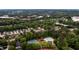 An aerial view of a community with a pool and tennis courts surrounded by lush greenery at 2759 Beddington Way, Suwanee, GA 30024