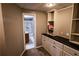 Finished basement bathroom featuring white tile flooring and shower at 308 Forkwood Trl, Woodstock, GA 30189