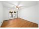 Bedroom with wood floors and french doors to the outdoor space at 2044 Wilandrew Dr, Decatur, GA 30033