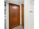 An upgraded bathroom includes a new showerhead and a vintage style solid wood door at 2044 Wilandrew Dr, Decatur, GA 30033