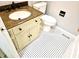 Bathroom features a granite countertop and a tiled floor at 1244 Hickory Wood Ne Dr, Woodstock, GA 30188