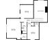 Second floor plan shows layout for bedrooms with dimensions and bath/hall locations at 11440 Azalea Trl, Hampton, GA 30228