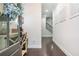 Bright entryway with hardwood floors and decorative wall art at 2024 Towneship Trl, Roswell, GA 30075