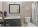 Bathroom with a vanity, offering a modern and clean design at 420 Windswept Ct, Roswell, GA 30075