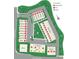 Detailed community map showcasing lot locations, retail areas, and amenities within the development at 4200 Legacy Ln # 22, Acworth, GA 30101