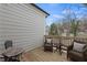 Relaxing outdoor deck area with comfortable seating and scenic views at 4200 Legacy Ln # 22, Acworth, GA 30101
