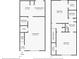 Detailed floor plan of the home, highlighting the layout of the kitchen, living room, and bedrooms at 3200 Seven Pines Ct # 103, Atlanta, GA 30339