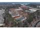Aerial view of a new construction neighborhood surrounded by trees at 213 Admor Ln, Acworth, GA 30102