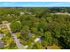 Aerial view showcasing the property's location among lush greenery and trees at 3176 Gablewood Ct, Decatur, GA 30033