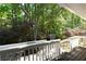Back deck with view of the wooded yard at 3176 Gablewood Ct, Decatur, GA 30033
