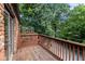 View of a wooden balcony at 323 8Th Ne St # 7, Atlanta, GA 30309