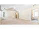 Spacious bedroom with vaulted ceiling and access to the ensuite bathroom at 4065 Waters End Ln, Snellville, GA 30039