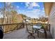 Outdoor deck space with wooded views perfect for relaxing or entertaining at 3915 Northridge Dr, Cumming, GA 30040