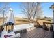 Enjoy outdoor relaxation on this deck with comfortable seating and a scenic backyard view at 7760 Poppy Dr, Winston, GA 30187